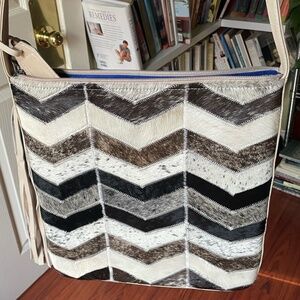 Real Leather Cowhide Crossbody